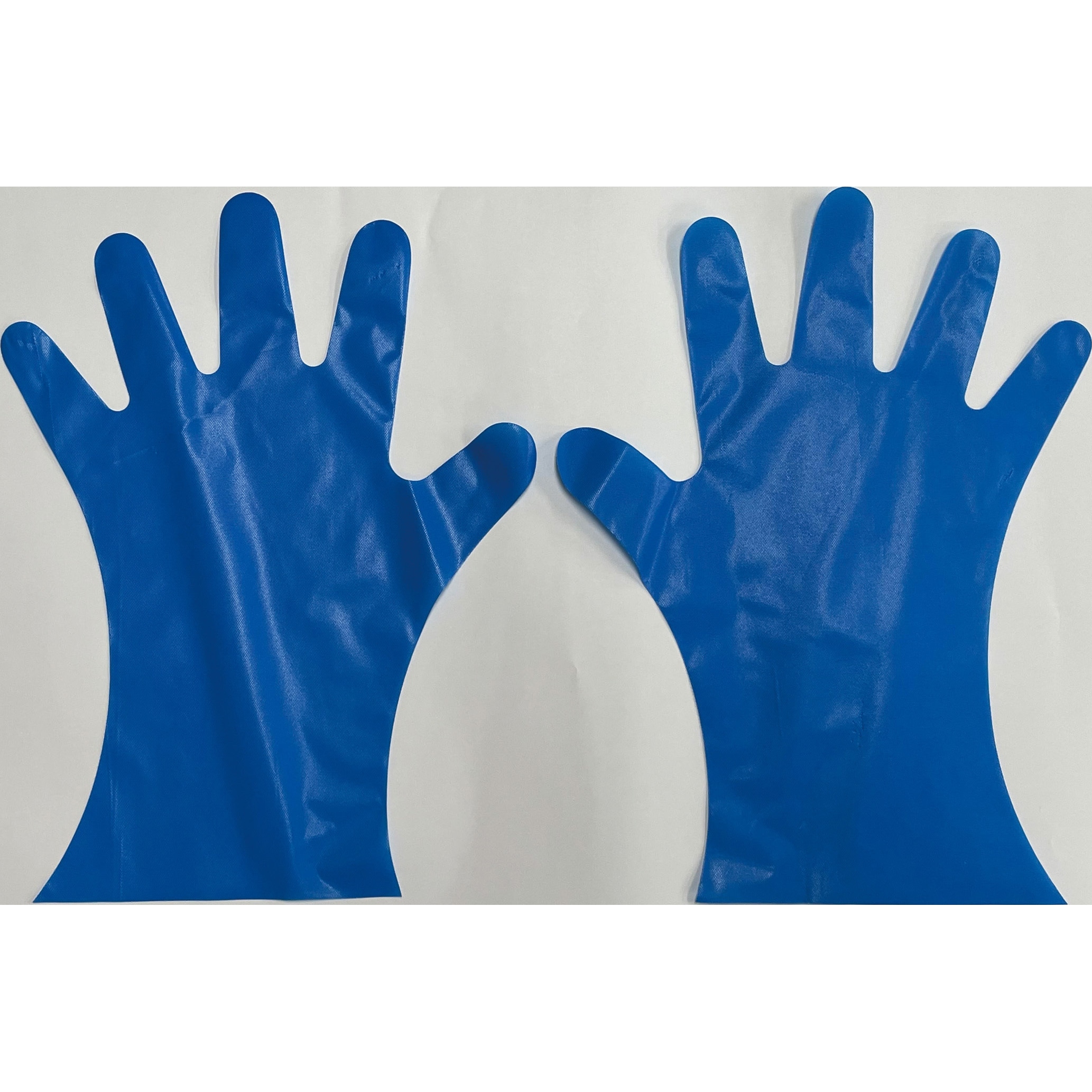 602700 LDグローブ フジ 外エンボス ブルー色 サイズM 1箱(100枚