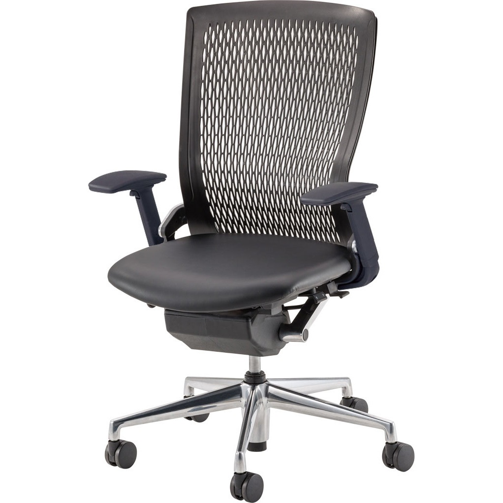 5-346-8600 パルスチェア(PulseCHAIR)/PA2_メッシュバック 内田洋行 ナイロンキャスター ウレタンレザー   5-346-8600