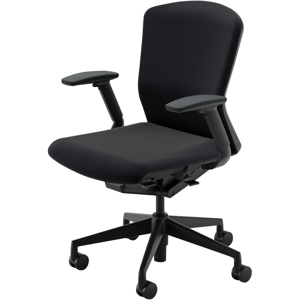 5-354-0410 Elfie(エルフィ)/ELA2_クロスバック_ブラックフレーム_ミドルバック 内田洋行 ナイロンキャスター   5-354-0410