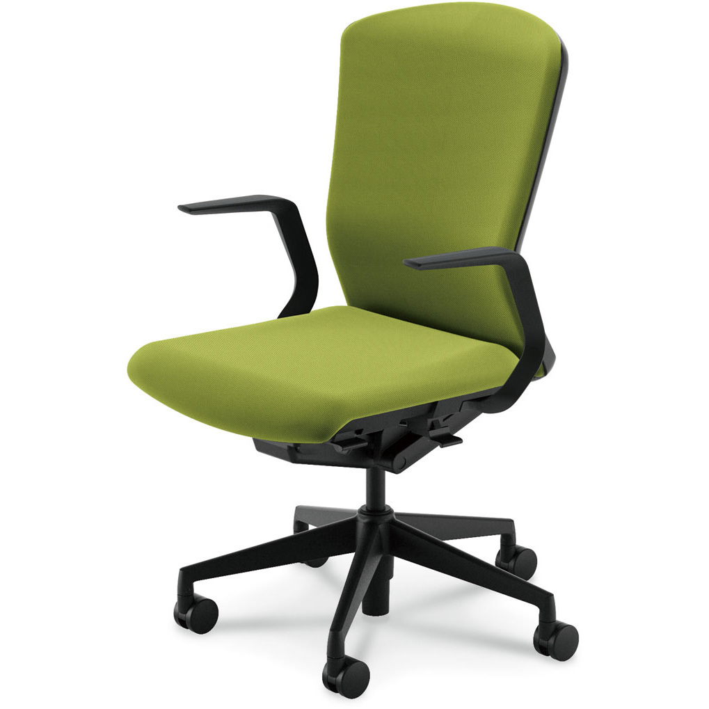 5-354-1106 Elfie(エルフィ)/ELA2_抗ウイルス加工張地対応チェア 内田洋行 ナイロンキャスター L型肘   5-354-1106 42,237円