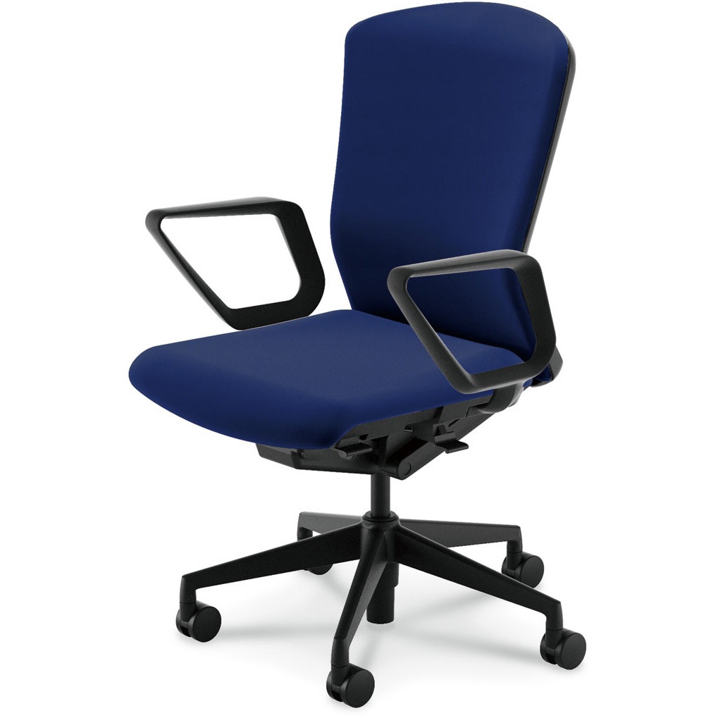 5-354-1305 Elfie(エルフィ)/ELA2_抗ウイルス加工張地対応チェア 内田洋行 ナイロンキャスター リング肘   5-354-1305