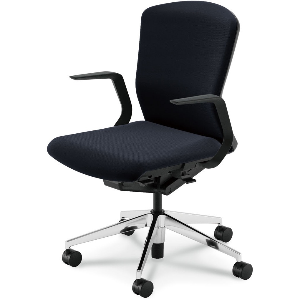 5-354-6104 Elfie(エルフィ)/ELA2_抗ウイルス加工張地対応チェア 内田洋行 ナイロンキャスター L型肘   5-354-6104 43,188円