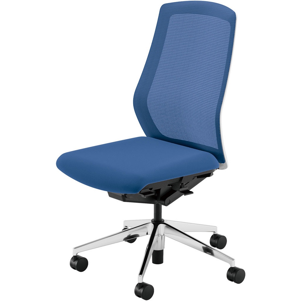 5-356-2085 Sellezza(セレッツァ)/SA_ホワイトフレーム 内田洋行 ナイロンキャスター クロスメッシュ 肘掛なし   5-356-2085 48,588円