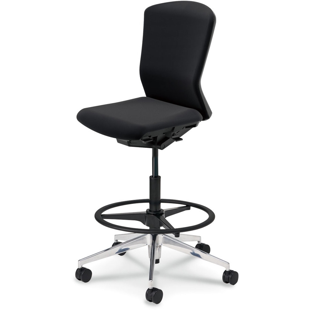 5-359-7000 Elfie(エルフィ)/ELA2_ブラックフレーム_ハイシート 内田洋行 ナイロンキャスター ハイバック 肘掛なし   5-359-7000 51,588円