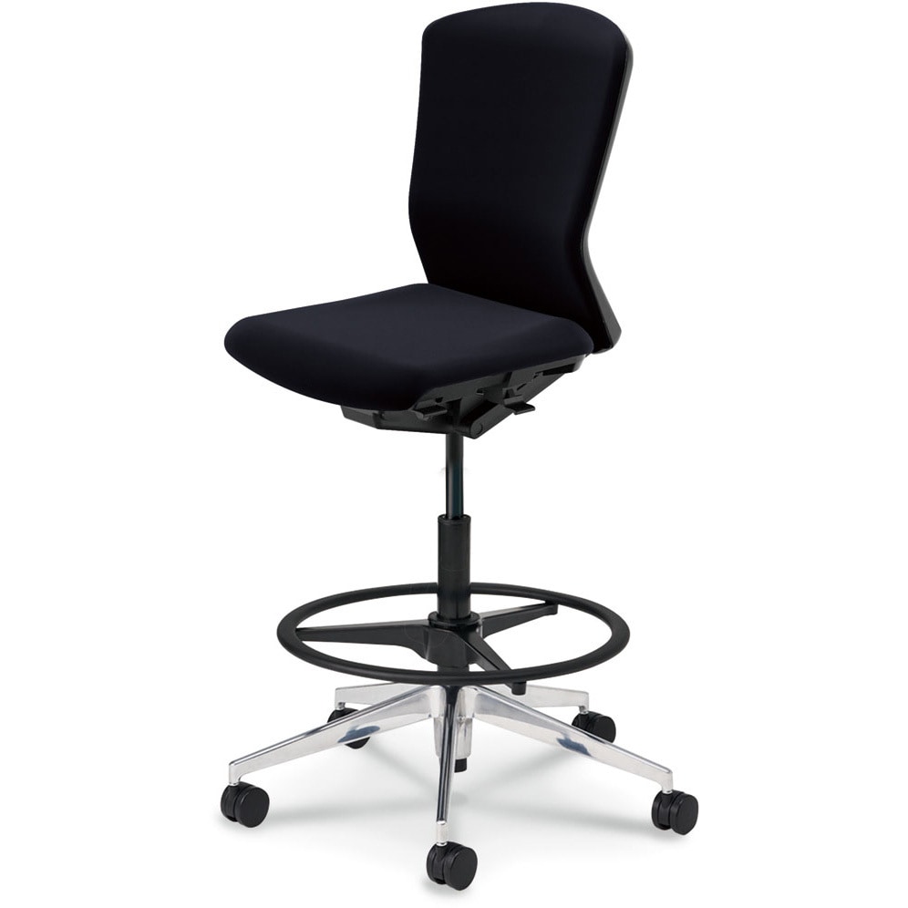 5-359-7004 Elfie(エルフィ)/ELA2_抗ウイルス加工張地対応チェア_ハイシート 内田洋行 ナイロンキャスター ハイバック 肘掛なし   5-359-7004椅子