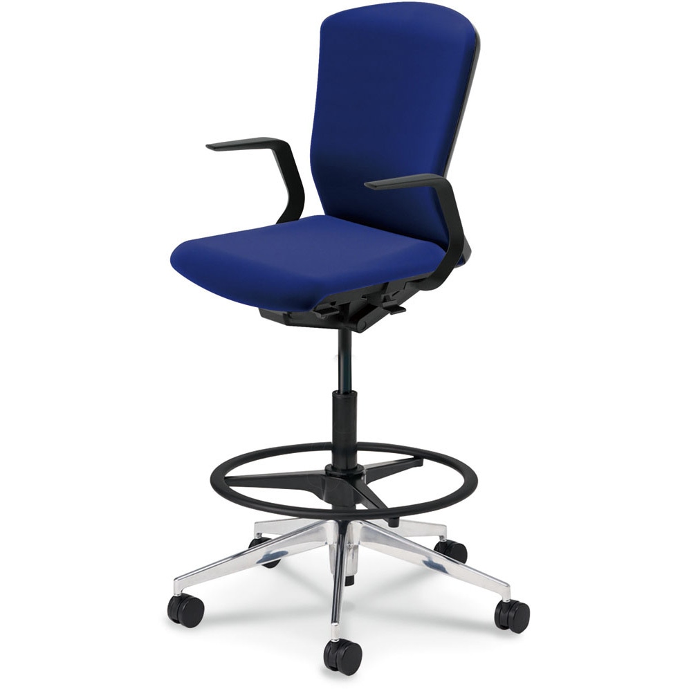 5-359-7105 Elfie(エルフィ)/ELA2_抗ウイルス加工張地対応チェア_ハイシート 内田洋行 ナイロンキャスター ハイバック L型肘   5-359-7105 57,588円