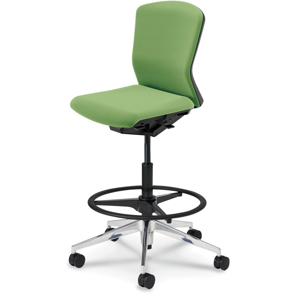 5-359-6053 Elfie(エルフィ)/ELA2_ブラックフレーム_ハイシート 内田洋行 ナイロンキャスター ミドルバック 肘掛なし   5-359-6053 49,188円