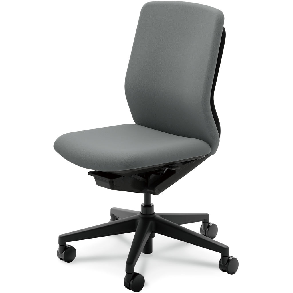 5-377-2031 KRENE(クレネチェア)/KA-300_ブラックフレーム_ハイバック 内田洋行 ナイロンキャスター 肘掛なし   5-377-2031 29,237円