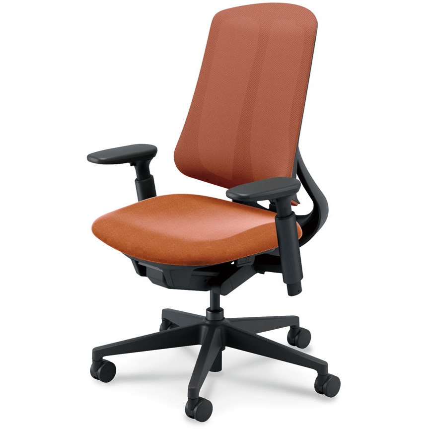 5-378-1067 Reflek(リーフレク)/RA-300_ブラックフレーム_ハイバック 内田洋行 アジャスタブル肘 ランバーサポートなし   5-378-1067