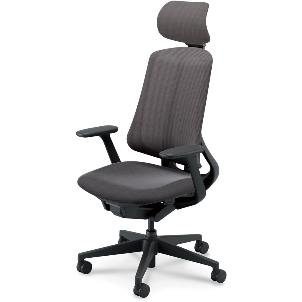 5-378-5031 Reflek(リーフレク)/RA-400_ブラックフレーム_エクストラハイバック 内田洋行 T型肘 ナイロンキャスター ランバーサポートなし   5-378-5031 84,980円