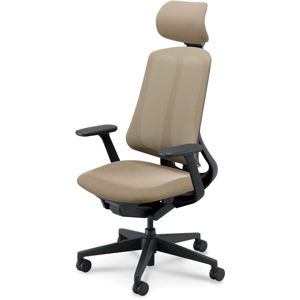 5-378-5032 Reflek(リーフレク)/RA-400_ブラックフレーム_エクストラハイバック 内田洋行 T型肘 ナイロンキャスター ランバーサポートなし   5-378-5032 84,980円