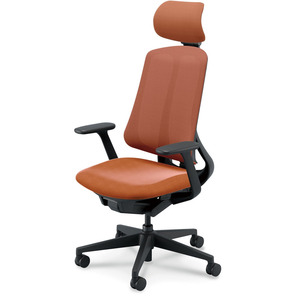 5-378-5037 Reflek(リーフレク)/RA-400_ブラックフレーム_エクストラハイバック 内田洋行 T型肘 ナイロンキャスター ランバーサポートなし   5-378-5037 84,980円