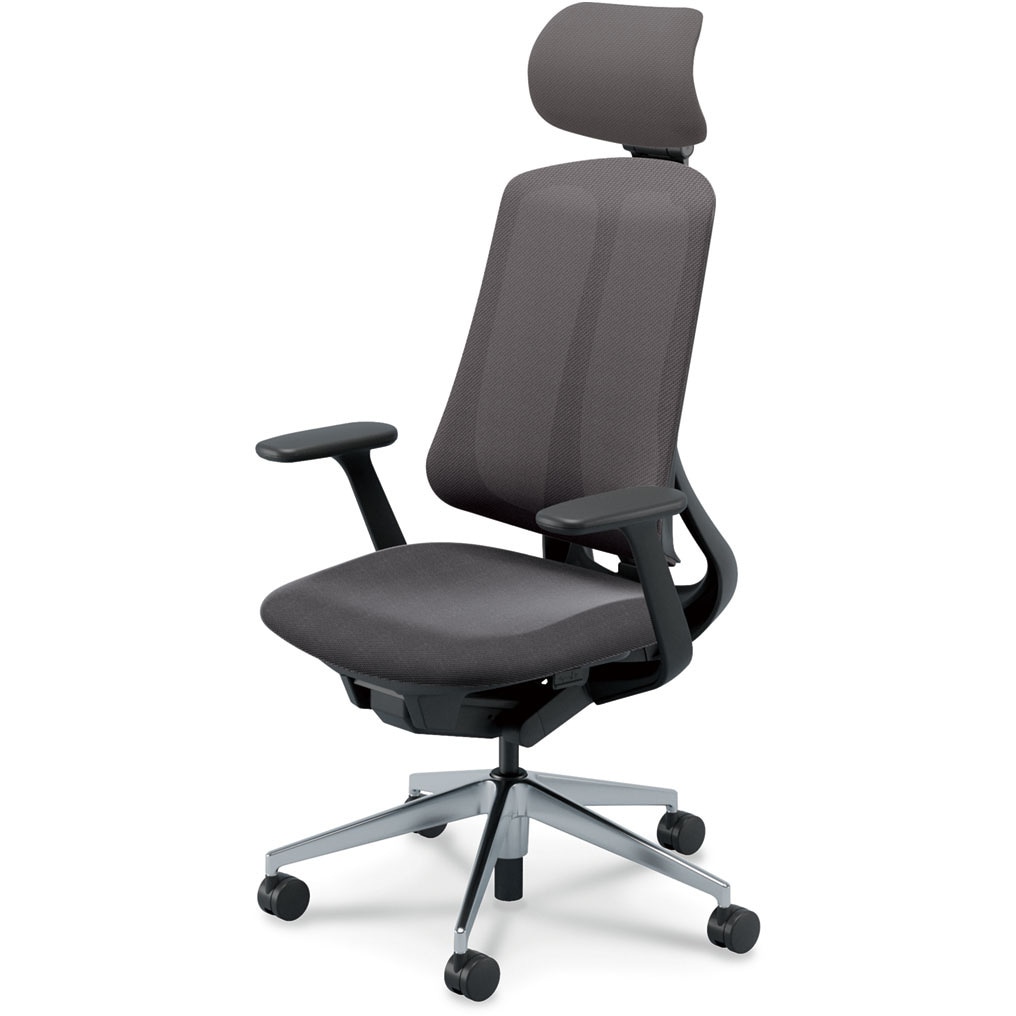 5-378-5431 Reflek(リーフレク)/RA-400_ブラックフレーム_エクストラハイバック 内田洋行 T型肘 ナイロンキャスター ランバーサポートなし   5-378-5431 90,980円