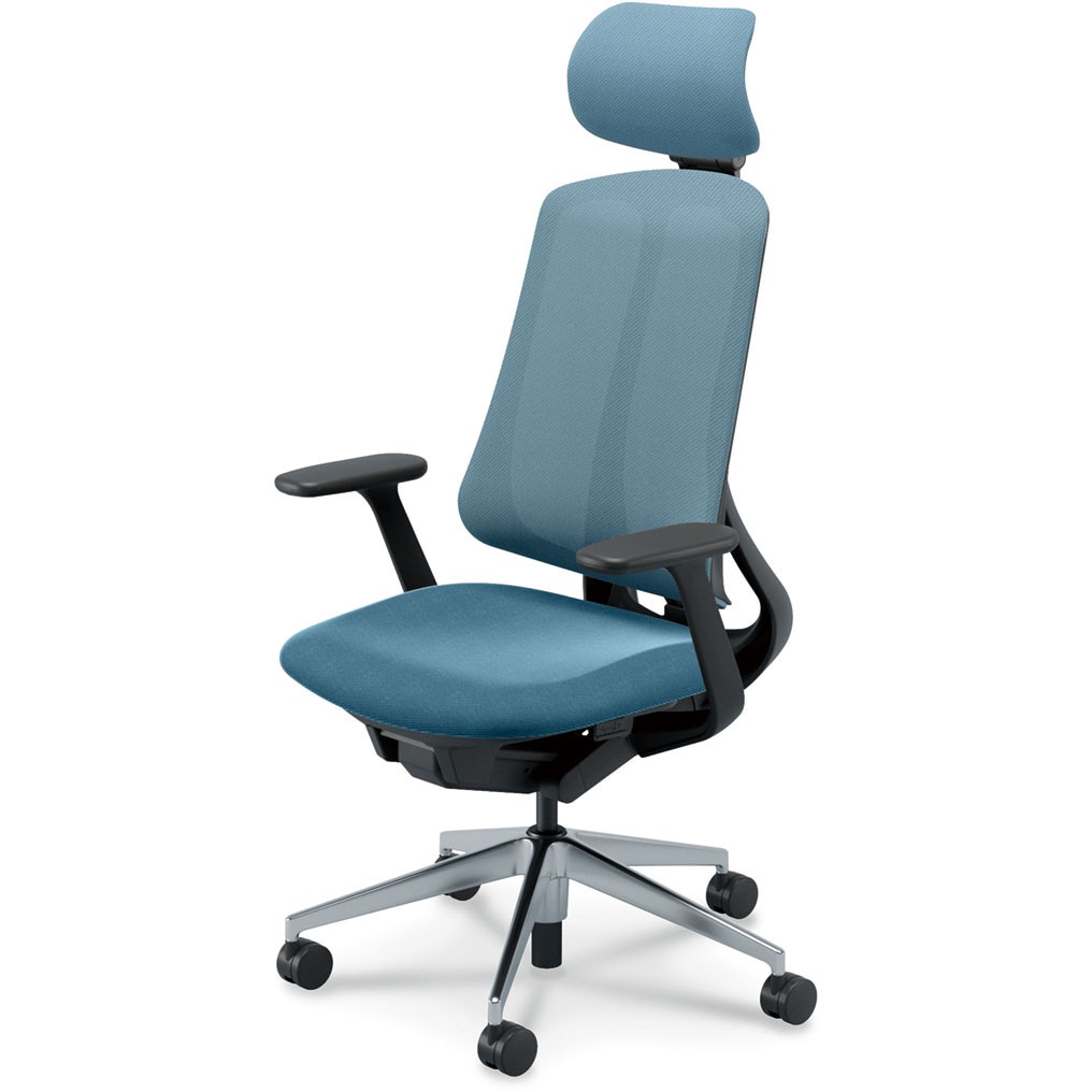 5-378-5433 Reflek(リーフレク)/RA-400_ブラックフレーム_エクストラハイバック 内田洋行 T型肘 ナイロンキャスター ランバーサポートなし   5-378-5433 90,980円