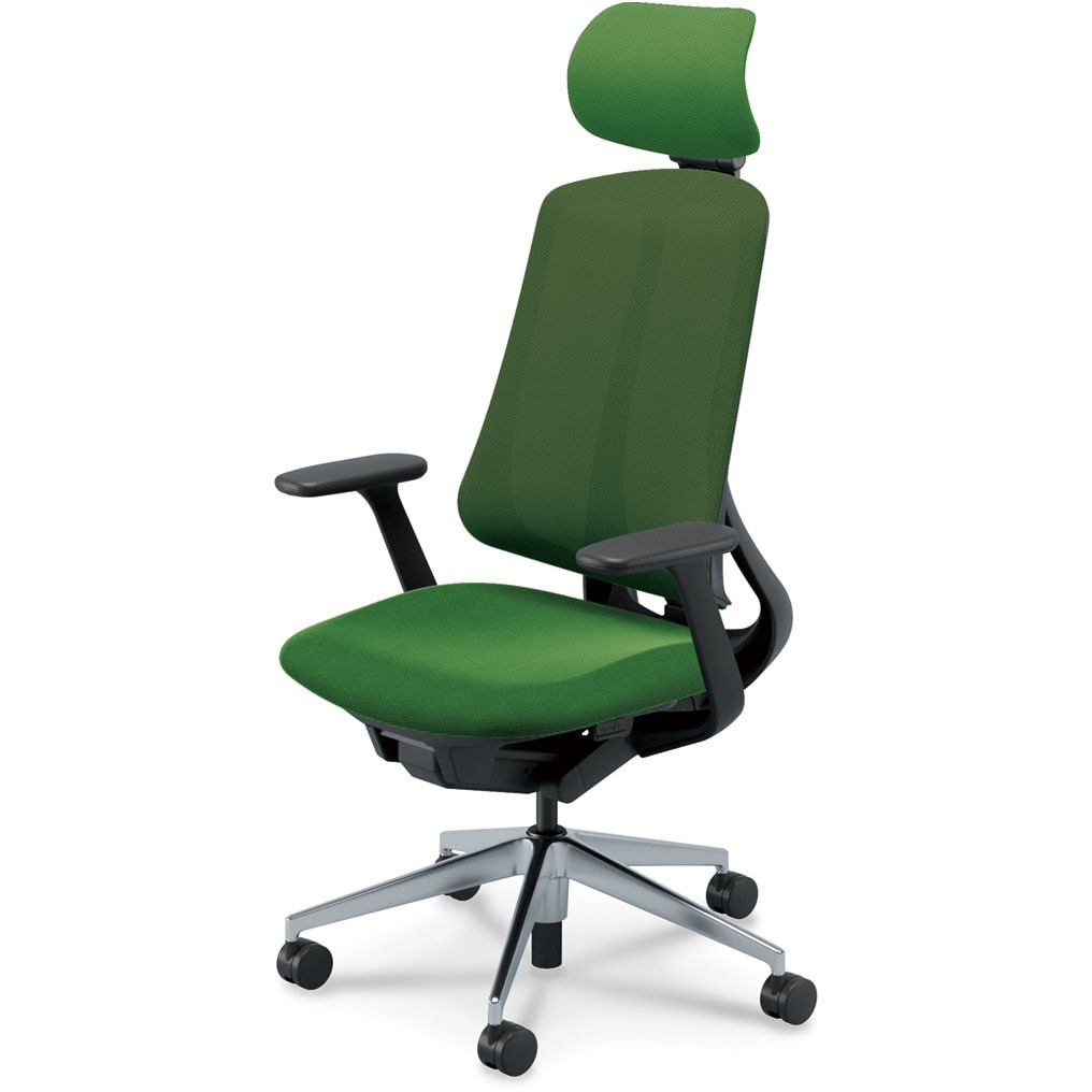 5-378-5436 Reflek(リーフレク)/RA-400_ブラックフレーム_エクストラハイバック 内田洋行 T型肘 ナイロンキャスター ランバーサポートなし   5-378-5436