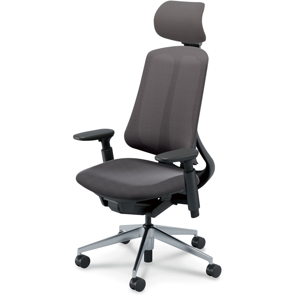 5-378-5461 Reflek(リーフレク)/RA-400_ブラックフレーム_エクストラハイバック 内田洋行 アジャスタブル肘 ランバーサポートなし   5-378-5461