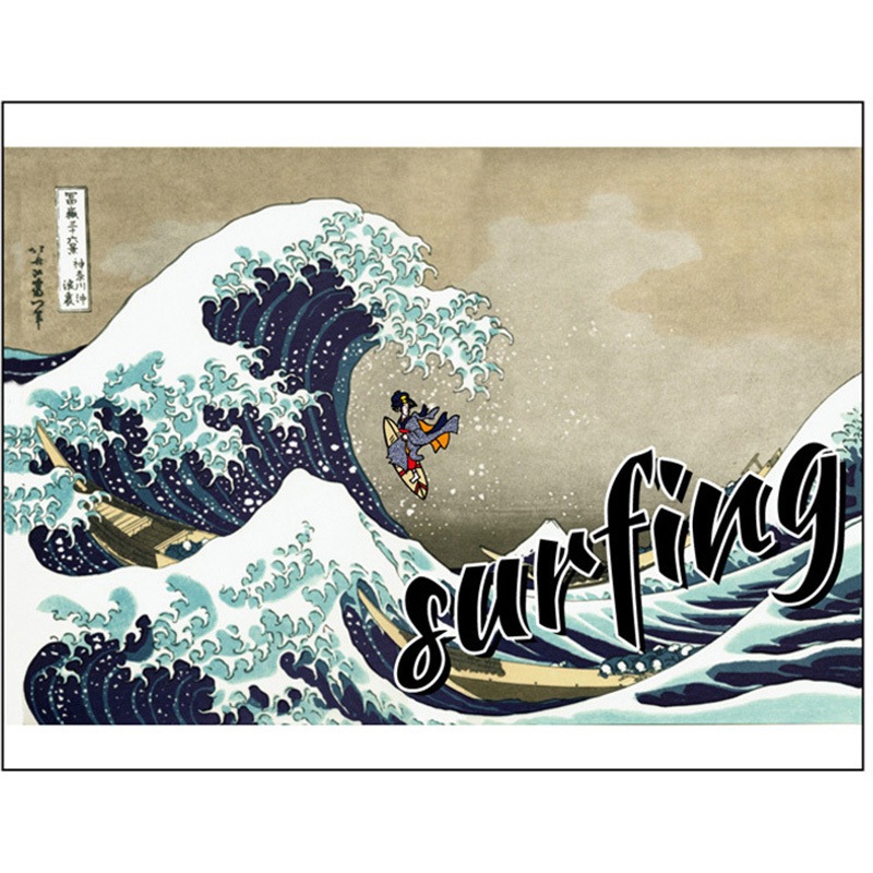 073775 キャンバス Ukiyo-e P・O・Pプロダクツ 寸法410×318mm 1枚