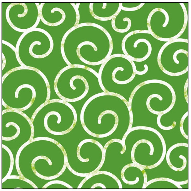 073843 キャンバス Pattern 唐草 P・O・Pプロダクツ 緑色 寸法200×200mm 1枚 6,298円