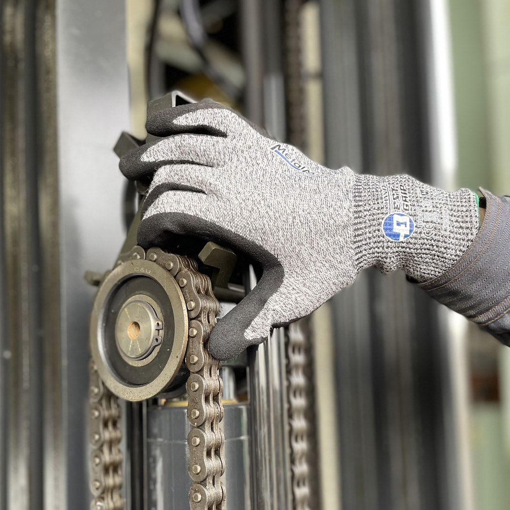 NJC3248 耐切創手袋メタルミックスブレス HANVO(ハンボ) サイズLL