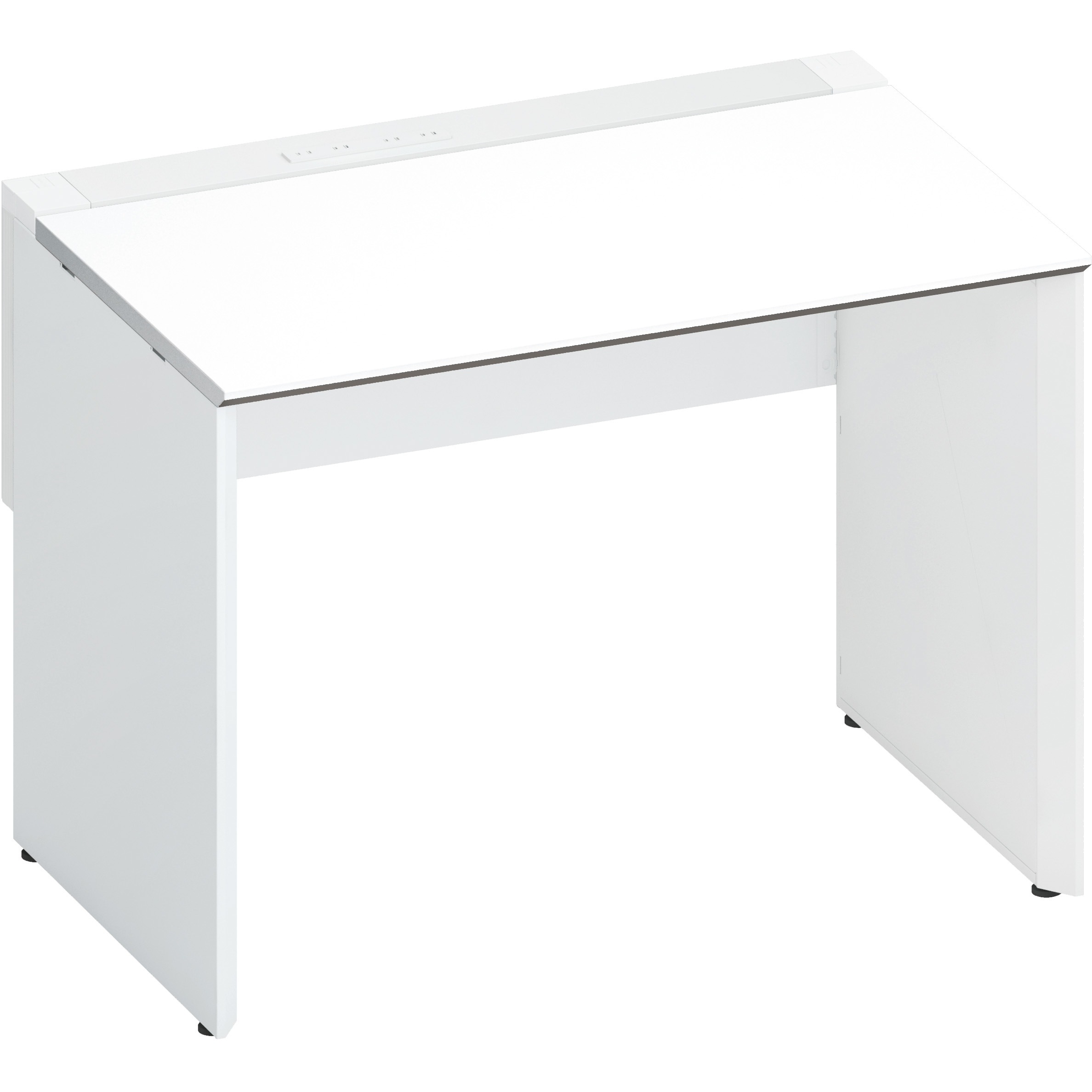 DWV-PD1007-SAWPAW2 デスク ワークヴィスタ+ 片面D700 固定式電源付き配線カバー(配送・組立サービス付き) コクヨ 高さ720mm幅1000mm奥行725mm  DWV-PD1007-SAWPAW2