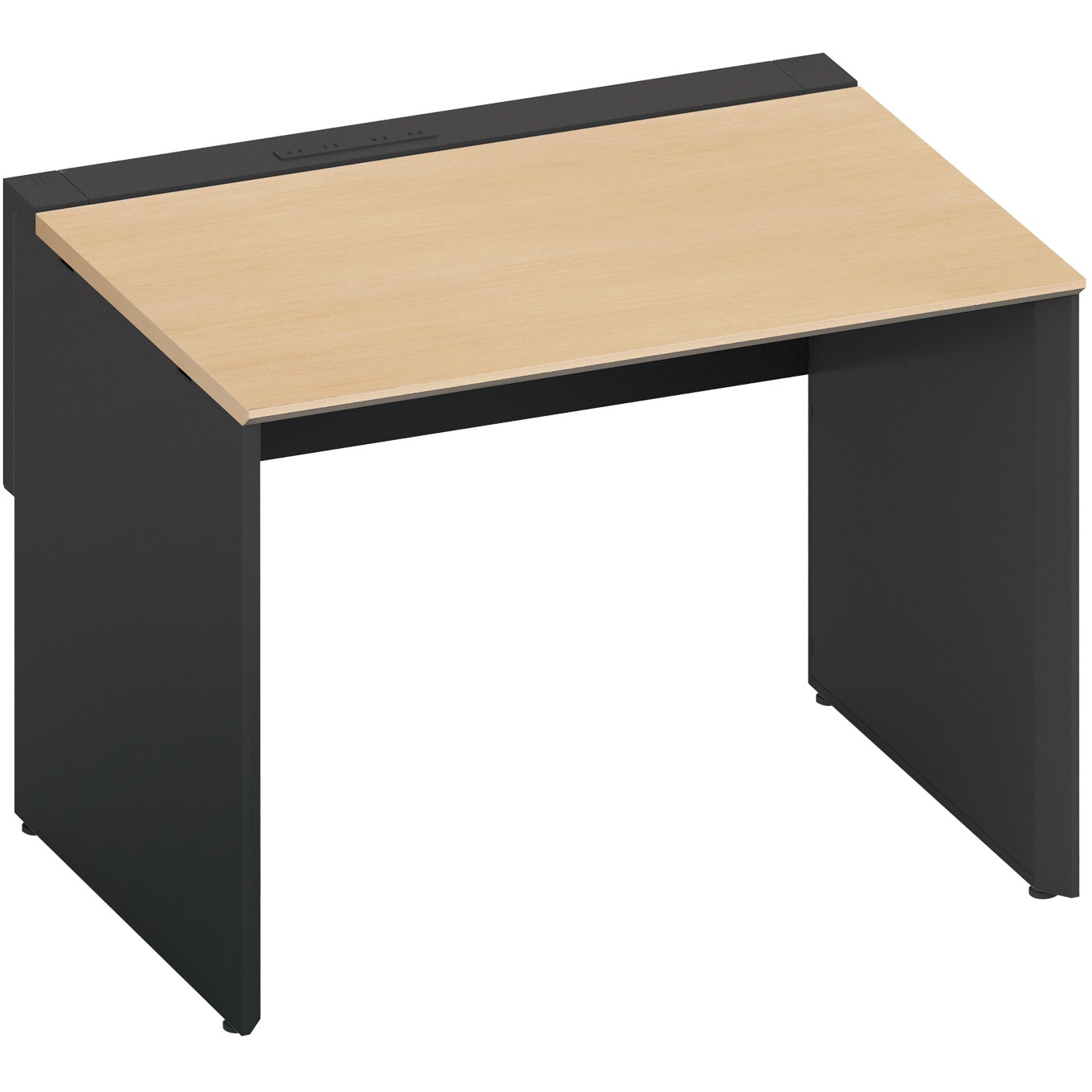 DWV-PD1008-E6AMT12 デスク ワークヴィスタ+ 片面D800 固定式電源付き配線カバー(配送・組立サービス付き) コクヨ 高さ720mm幅1000mm奥行825mm  DWV-PD1008-E6AMT12