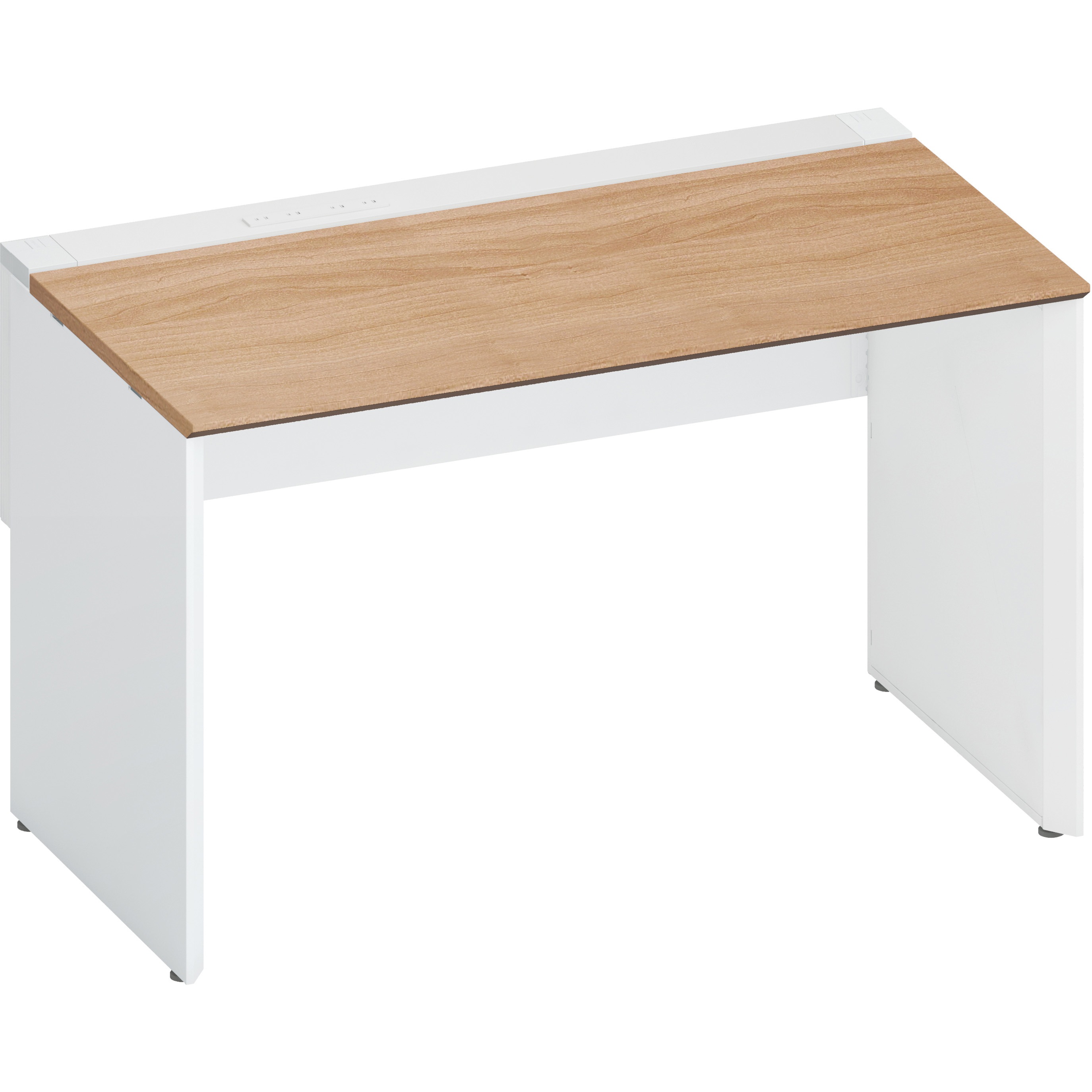 DWV-PD1207-SAWMP22 デスク ワークヴィスタ+ 片面D700 固定式電源付き配線カバー(配送・組立サービス付き) コクヨ 高さ720mm幅1200mm奥行725mm  DWV-PD1207-SAWMP22