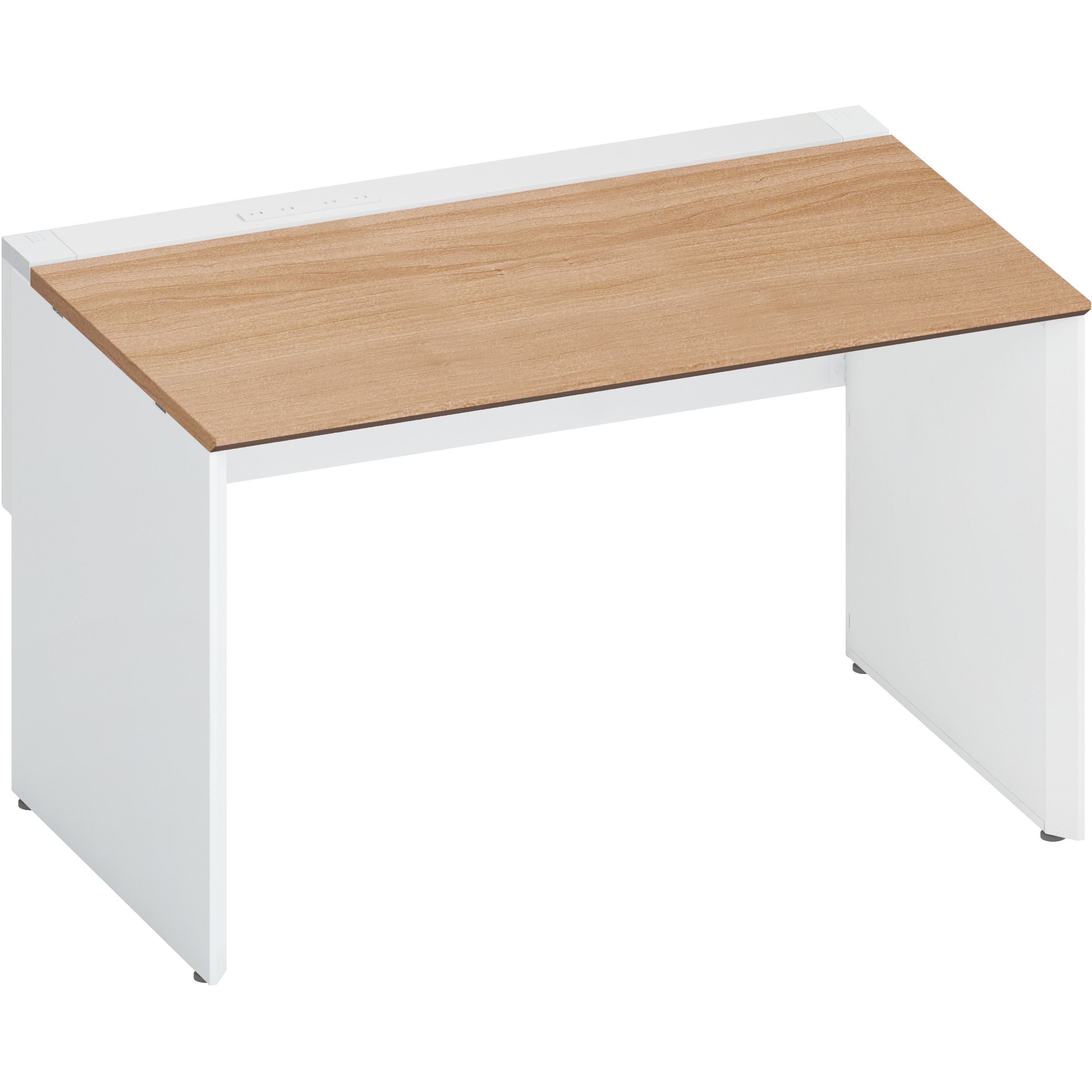 DWV-PD1208-SAWMP22 デスク ワークヴィスタ+ 片面D800 固定式電源付き配線カバー(配送・組立サービス付き) コクヨ 高さ720mm幅1200mm奥行825mm  DWV-PD1208-SAWMP22