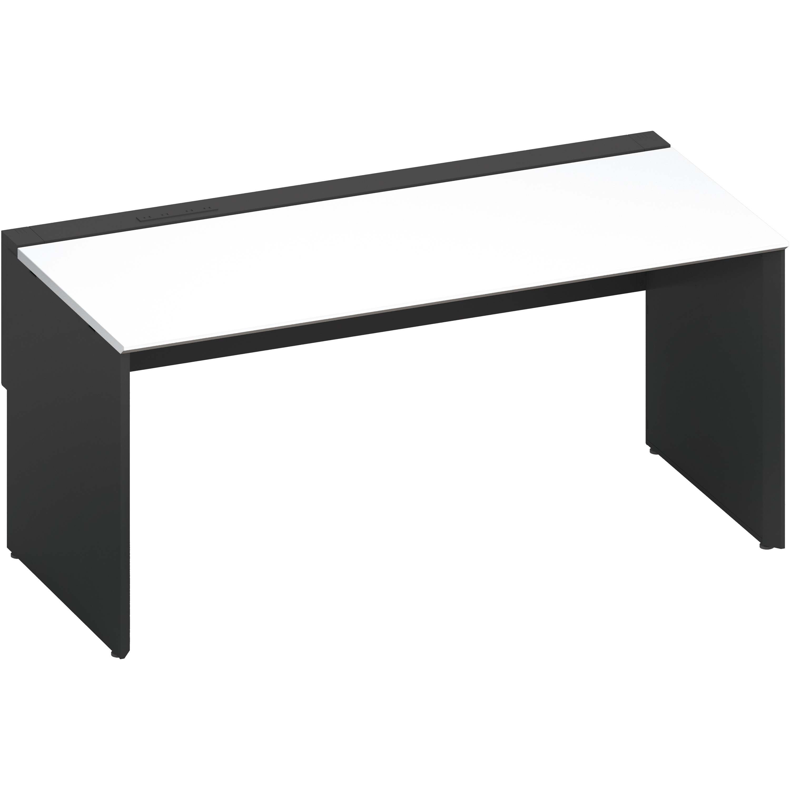 DWV-PD1608-E6APAW2 デスク ワークヴィスタ+ 片面D800 固定式電源付き配線カバー(配送・組立サービス付き) コクヨ 高さ720mm幅1600mm奥行825mm  DWV-PD1608-E6APAW2