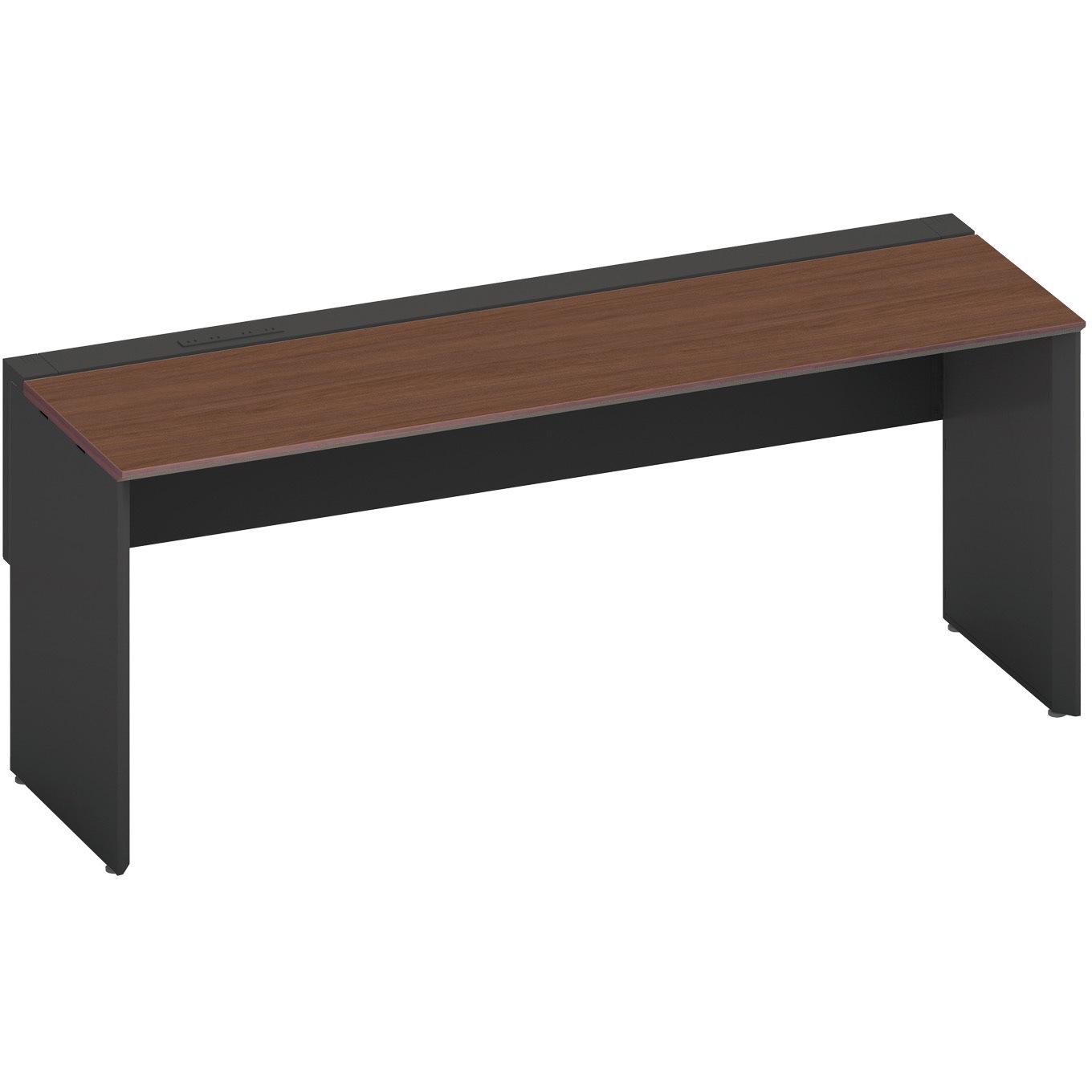 DWV-PD1806-E6AMV52 デスク ワークヴィスタ+ 片面D600 固定式電源付き配線カバー(配送・組立サービス付き) コクヨ 高さ720mm幅1800mm奥行625mm  DWV-PD1806-E6AMV52