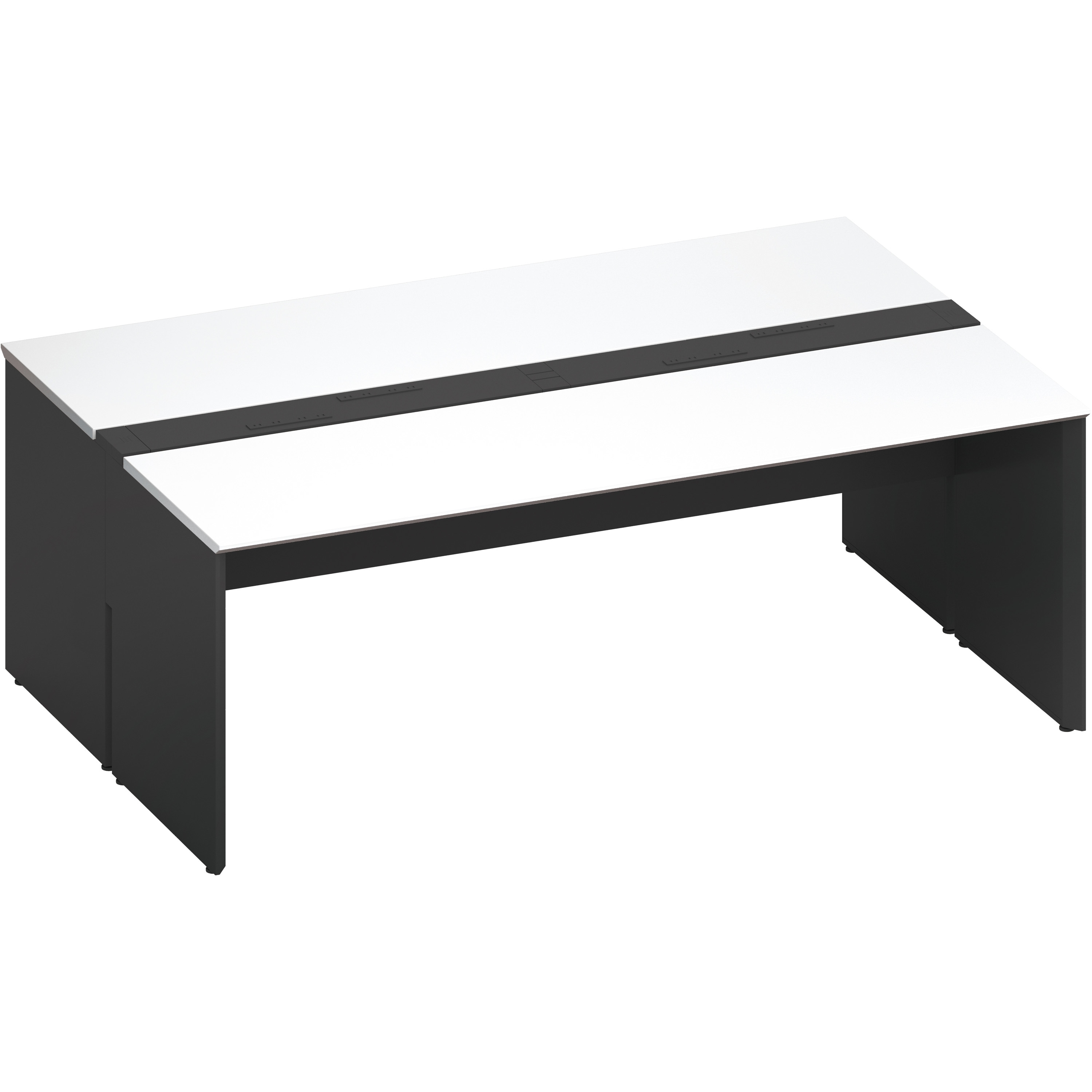 DWV-PD2014-E6APAW2 デスク ワークヴィスタ+ 両面D700 固定式電源付き配線カバー(配送・組立サービス付き) コクヨ 高さ720mm幅2000mm奥行1400mm  DWV-PD2014-E6APAW2 119,900円