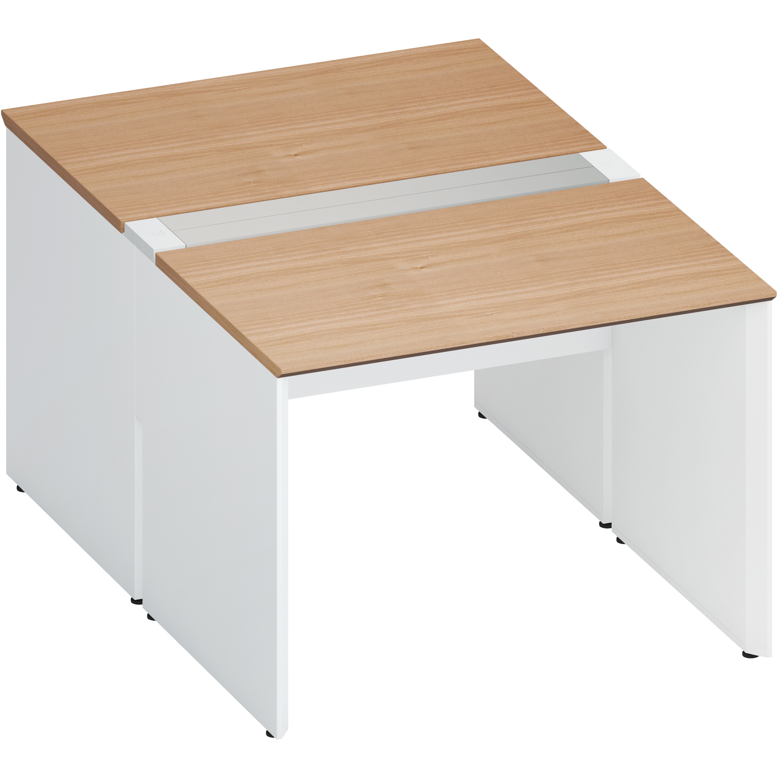 DWV-WD1016-SAWMP23 デスク ワークヴィスタ+ 両面D800  開閉式配線カバー(配送・組立サービス付き) コクヨ 高さ720mm幅1000mm奥行1600mm  DWV-WD1016-SAWMP23