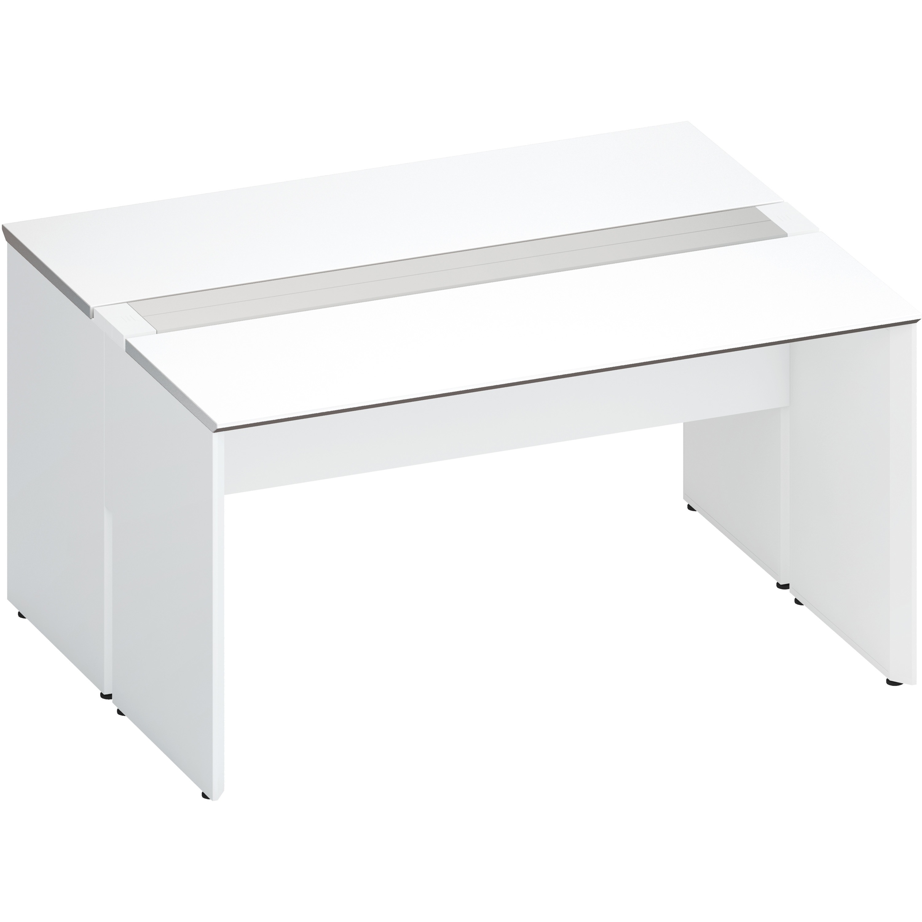 DWV-WD1412-SAWPAW3 デスク ワークヴィスタ+ 両面D600 開閉式配線カバー(配送・組立サービス付き) コクヨ 高さ720mm幅1400mm奥行1200mm  DWV-WD1412-SAWPAW3 98,890円