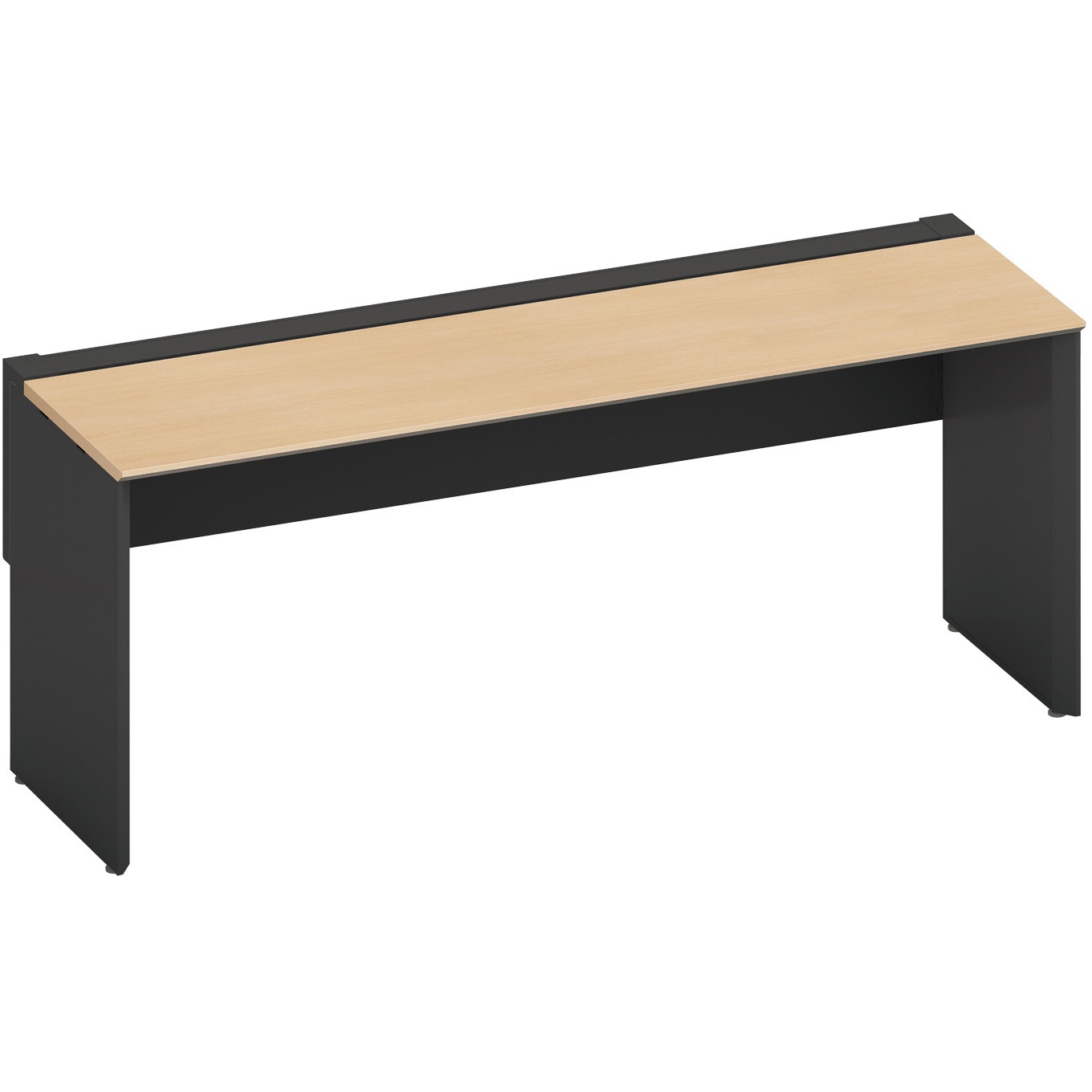 DWV-WD1806-E6AMT12 デスク ワークヴィスタ+ 片面D600 開閉式配線カバー(配送・組立サービス付き) コクヨ 高さ720mm幅1800mm奥行625mm  DWV-WD1806-E6AMT12 60,390円