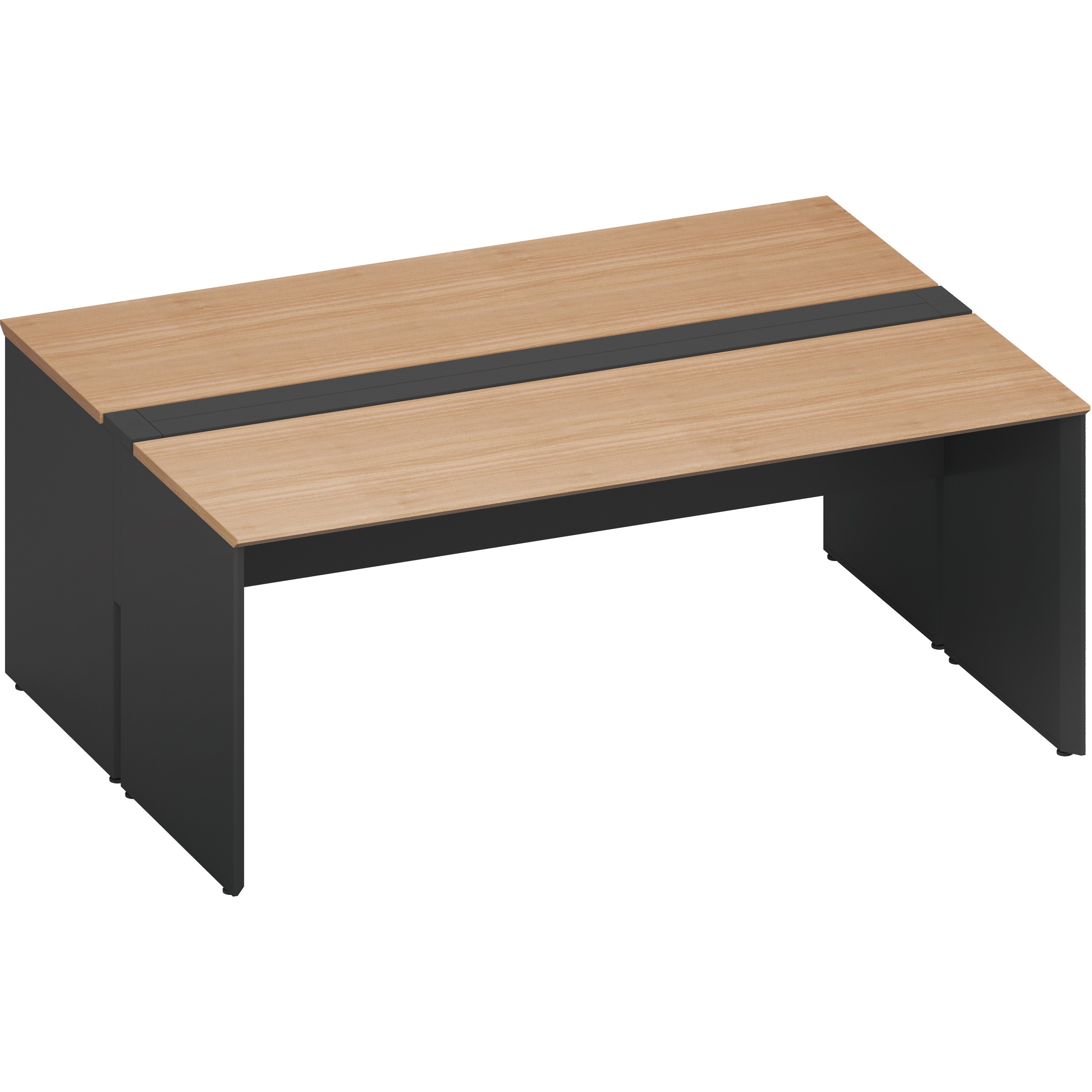 DWV-WD1814-E6AMP23 デスク ワークヴィスタ+ 両面D700 開閉式配線カバー(配送・組立サービス付き) コクヨ 高さ720mm幅1800mm奥行1400mm  DWV-WD1814-E6AMP23