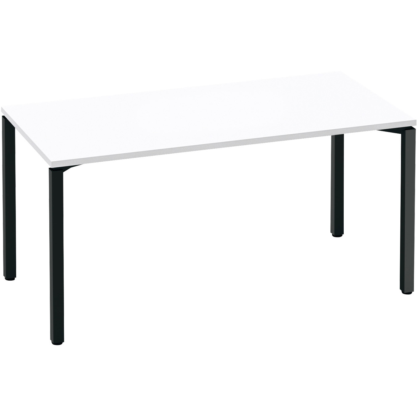 SD-WFTA157E6AMAWNN ワークフィット ミーティングテーブル 角形テーブル(配送・組立サービス付き) コクヨ 脚タイプ/アジャスター ホワイト 幅1500mm奥行750mm  SD-WFTA157E6AMAWNN