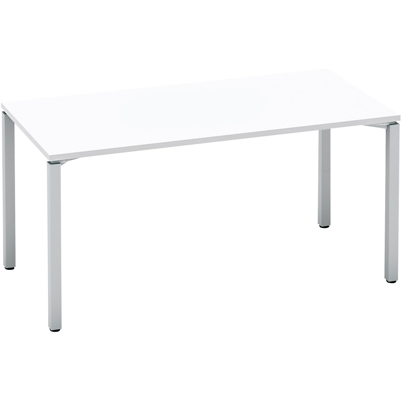 SD-WFTA157P81MAWNN ワークフィット ミーティングテーブル 角形テーブル(配送・組立サービス付き) コクヨ 脚タイプ/アジャスター ホワイト 幅1500mm奥行750mm  SD-WFTA157P81MAWNN