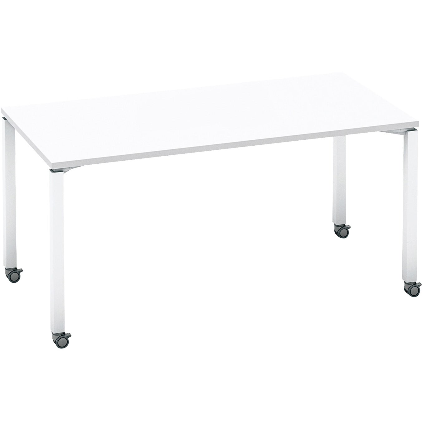 SD-WFTC157SAAMAWNN ワークフィット ミーティングテーブル 角形テーブル(配送・組立サービス付き) コクヨ 脚タイプ/キャスター ホワイト 幅1500mm奥行750mm  SD-WFTC157SAAMAWNN 45,487円