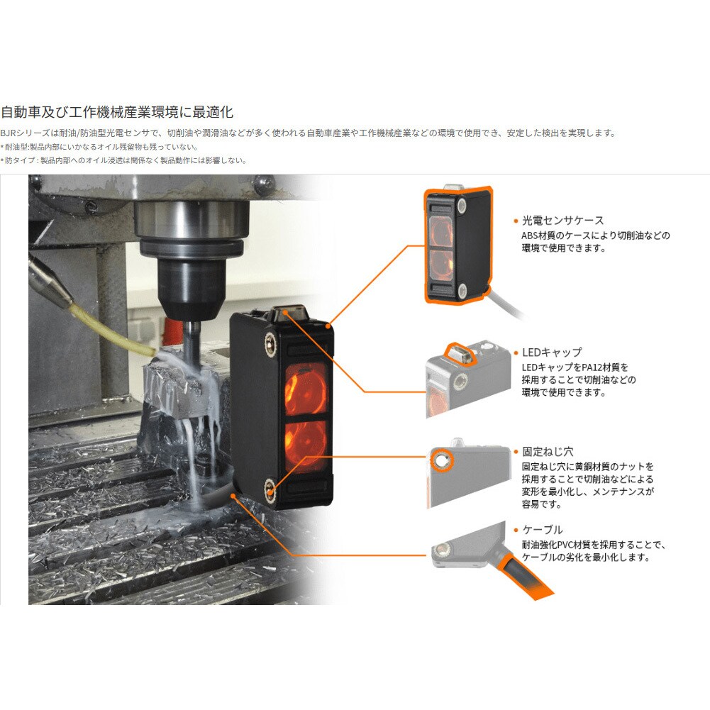 新品入荷 BJR1M-DDT-P-F 小型アンプ内蔵光電センサ (防油型 シリーズ BJR その他