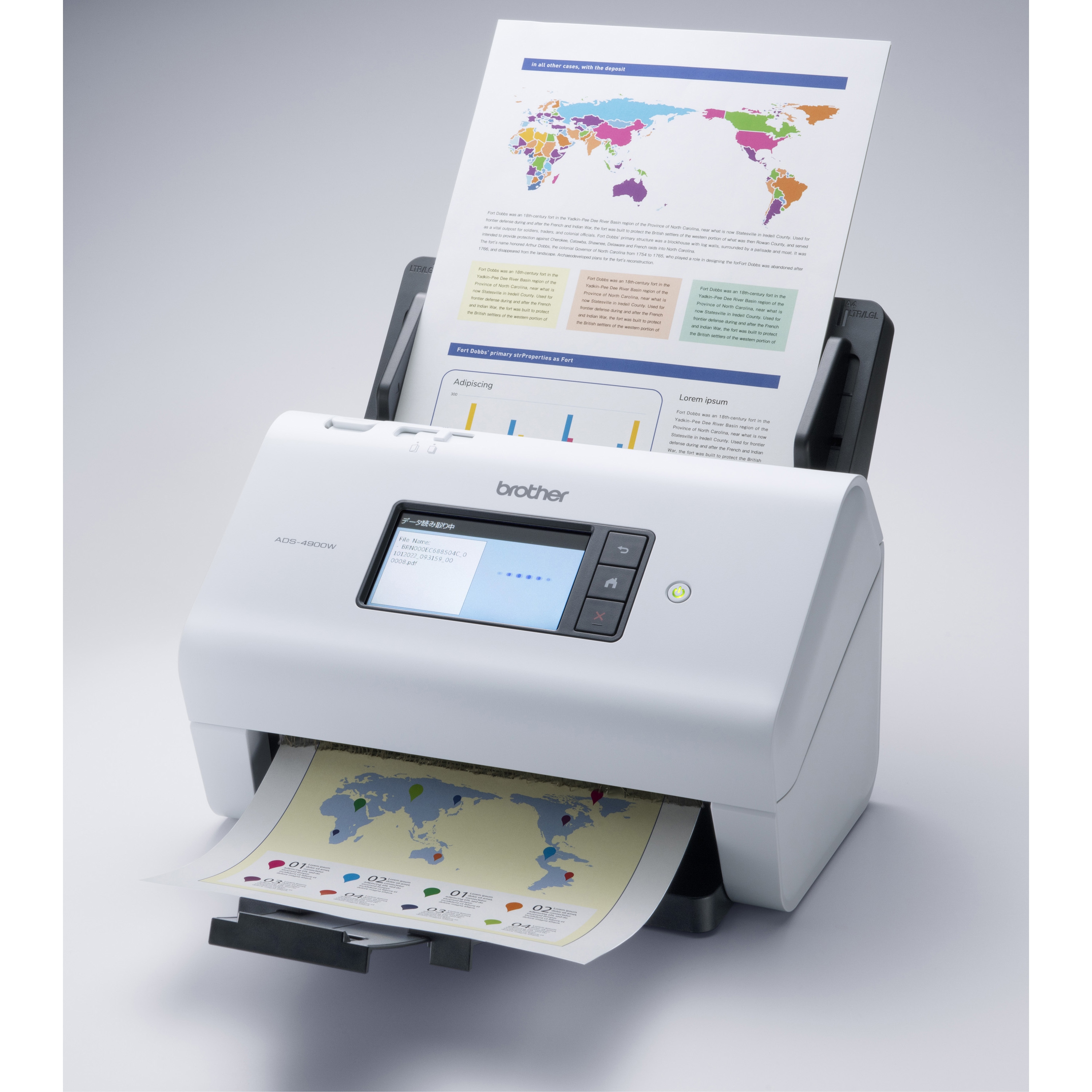 ADS-4900W A4ドキュメントスキャナー 1台 brother(ブラザー) 【通販モノタロウ】 46,788円