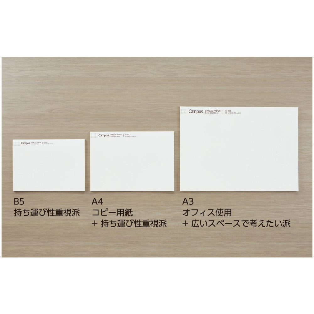 レ-SP735S5 コクヨ キャンパス レポートパッド＜SPREAD PAPER＞ コクヨ
