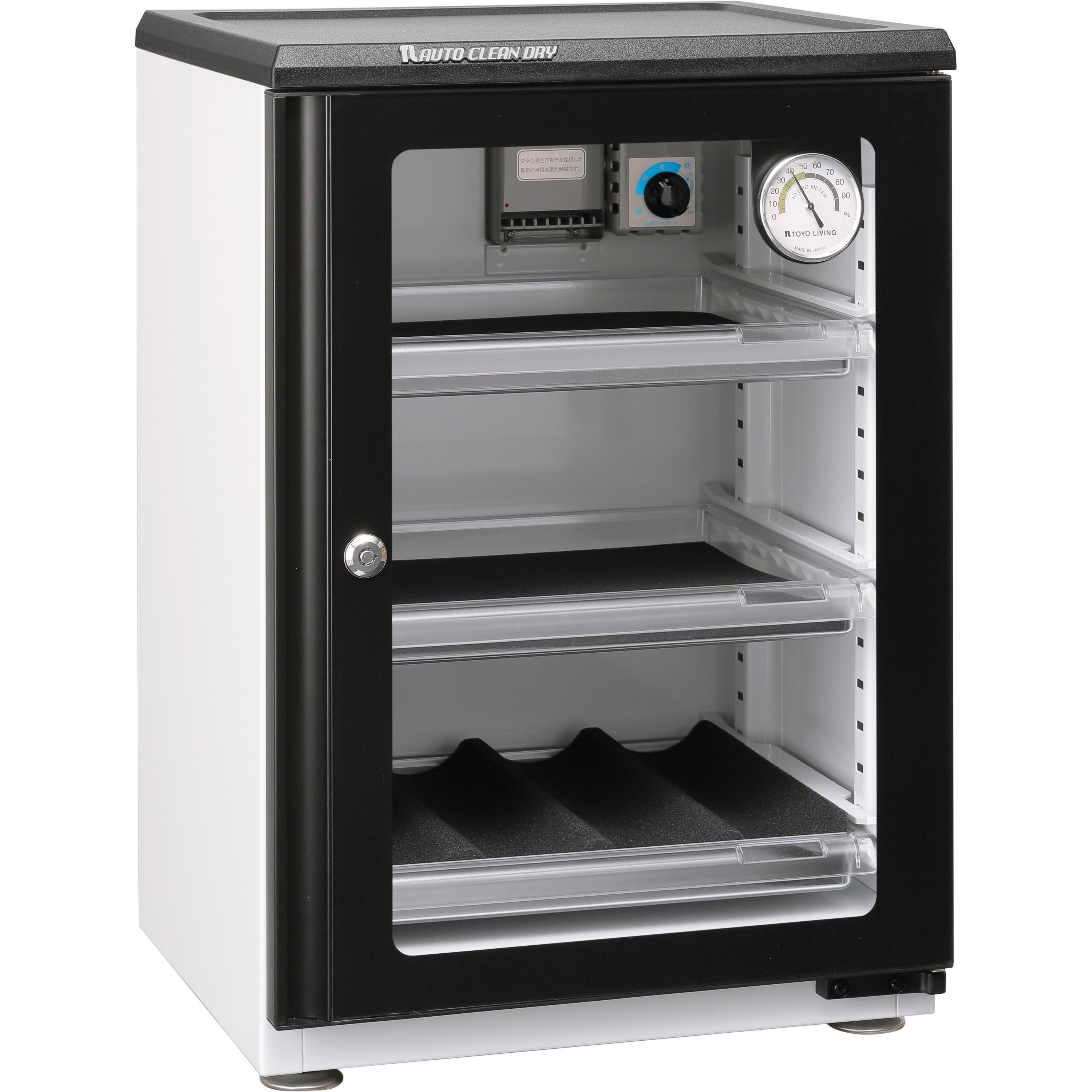 ED-80CAT2(BW) オートクリーンドライ ブラック&ホワイト 1台 東洋リビング 【通販モノタロウ】