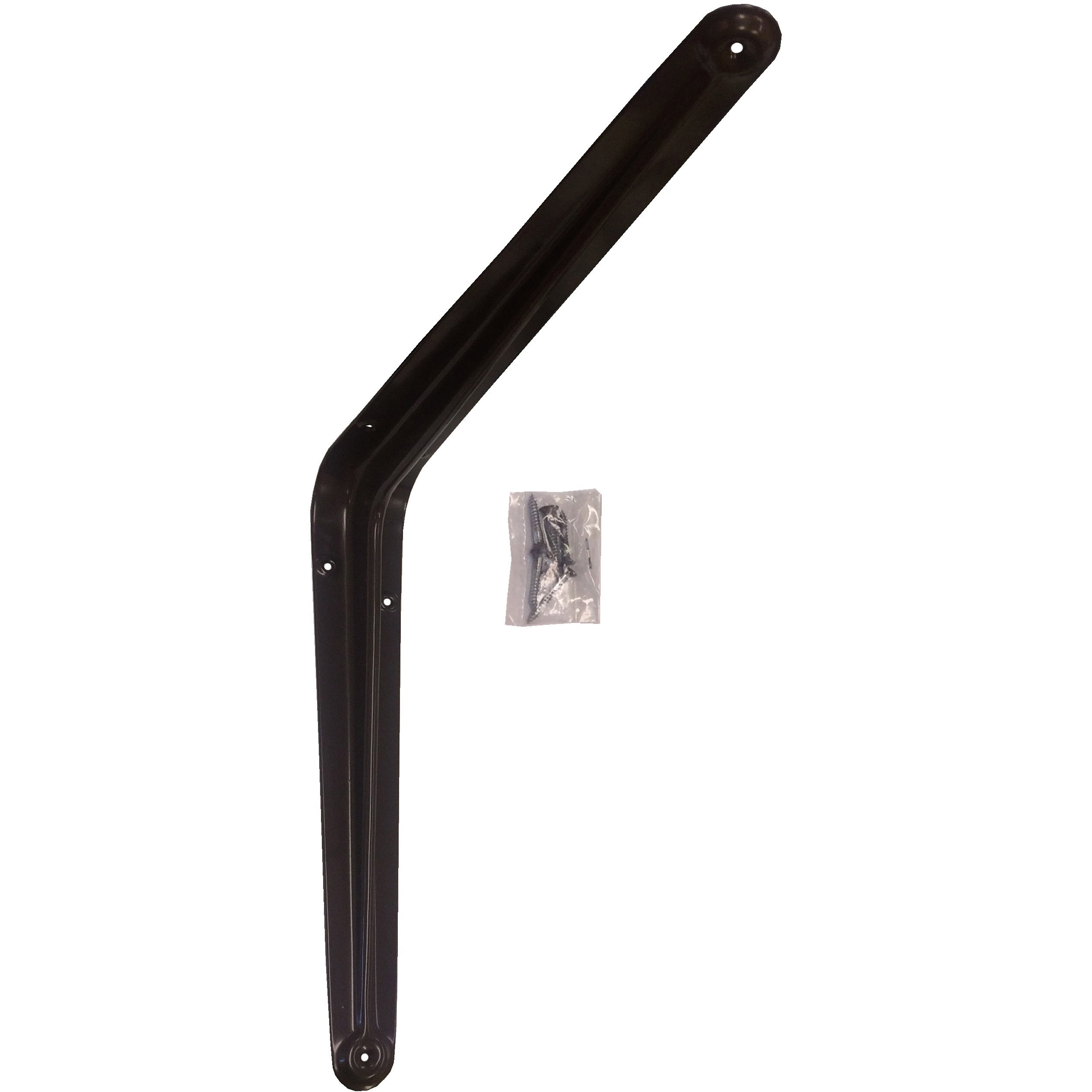 スチール製棚受け金具 7個セット 約35cm 中棚受け 中軽量スチール棚200kg：D600mm用 2本セット - スチール棚.com -