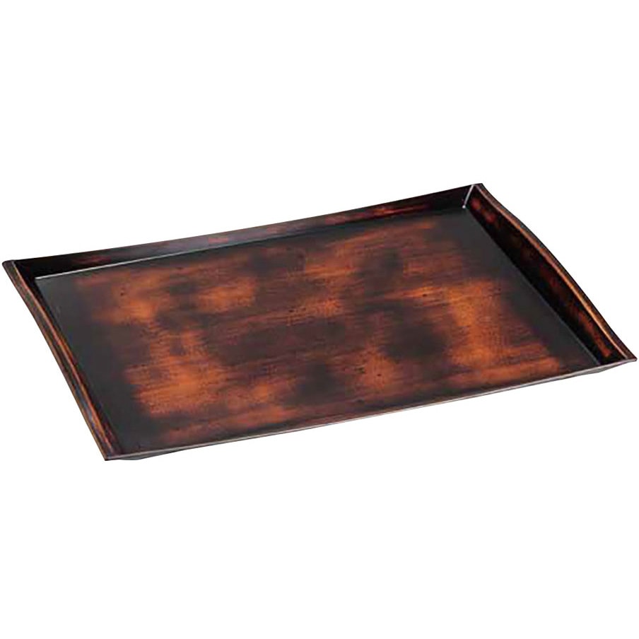 レトロ木目 葵盆(ノンスリップ加工) 1枚 関東プラスチック工業 【通販モノタロウ】