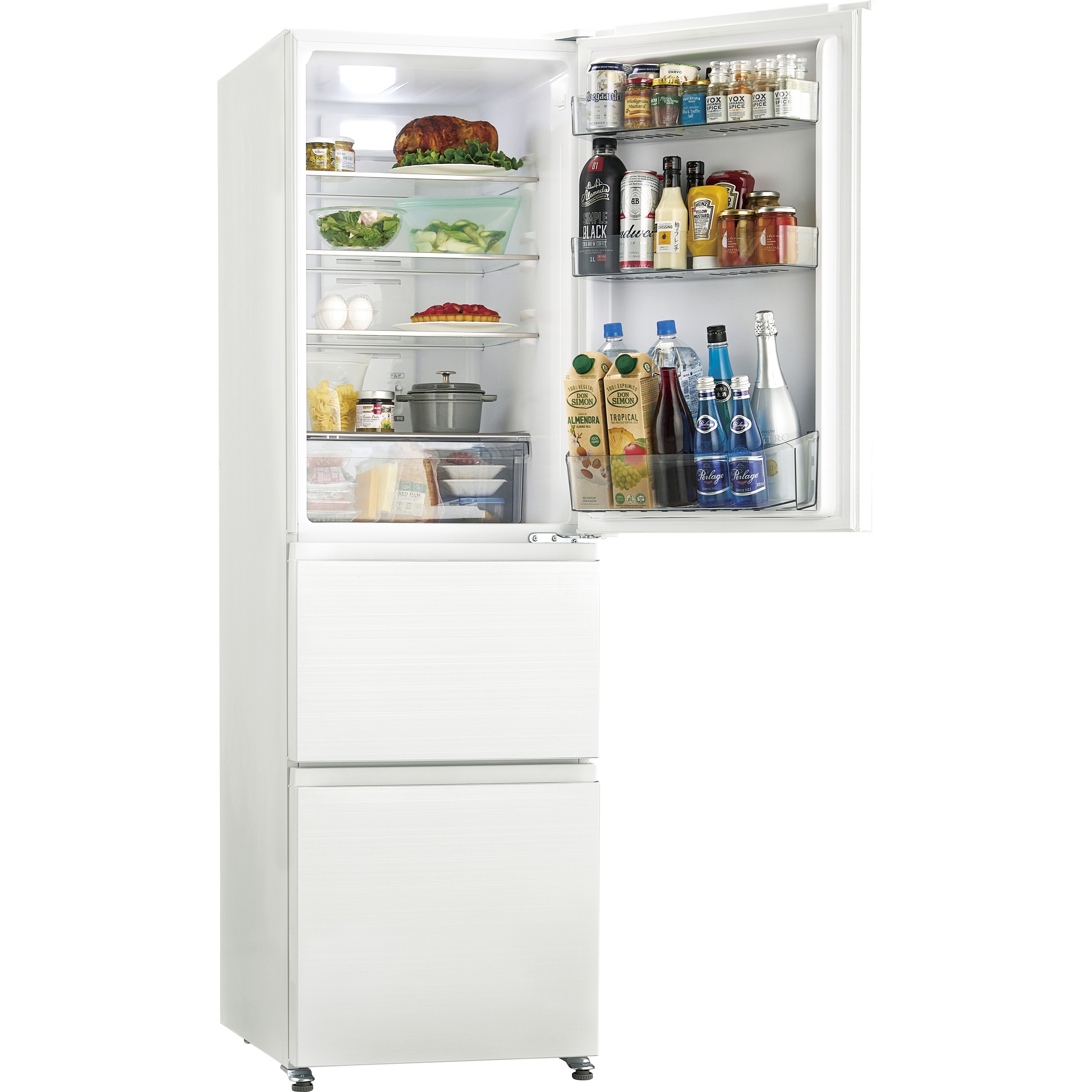 Amazon | ハイアール(Haier) 冷蔵庫 幅54cm 容量335L 右開き
