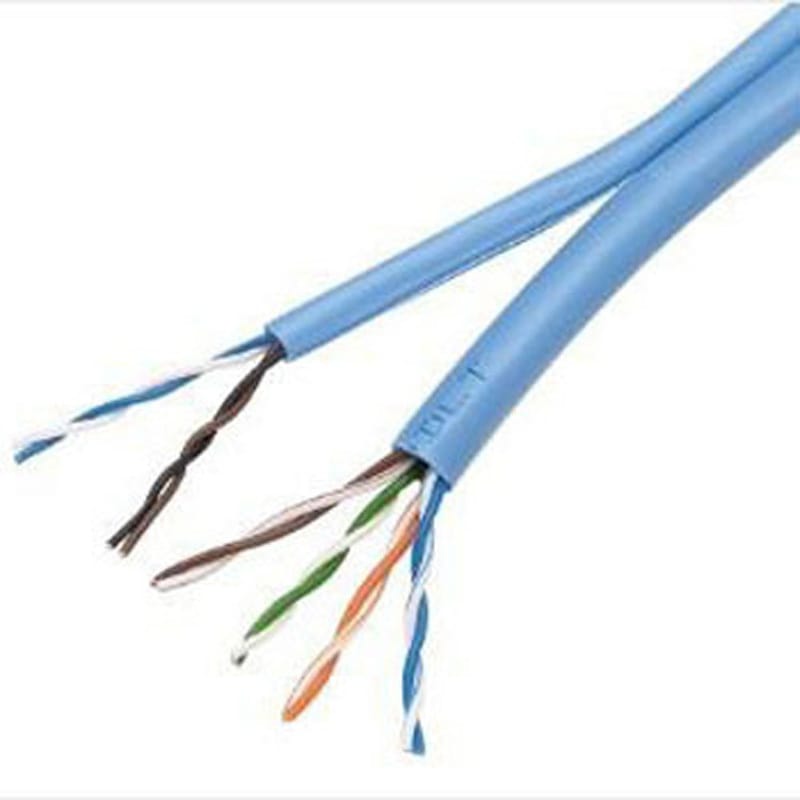 DLT0.5mmX6P(電話線0.5mmX2P) LAN/電話複合ケ-ブルメガネ型 1箱(200m) 冨士電線 【通販モノタロウ】