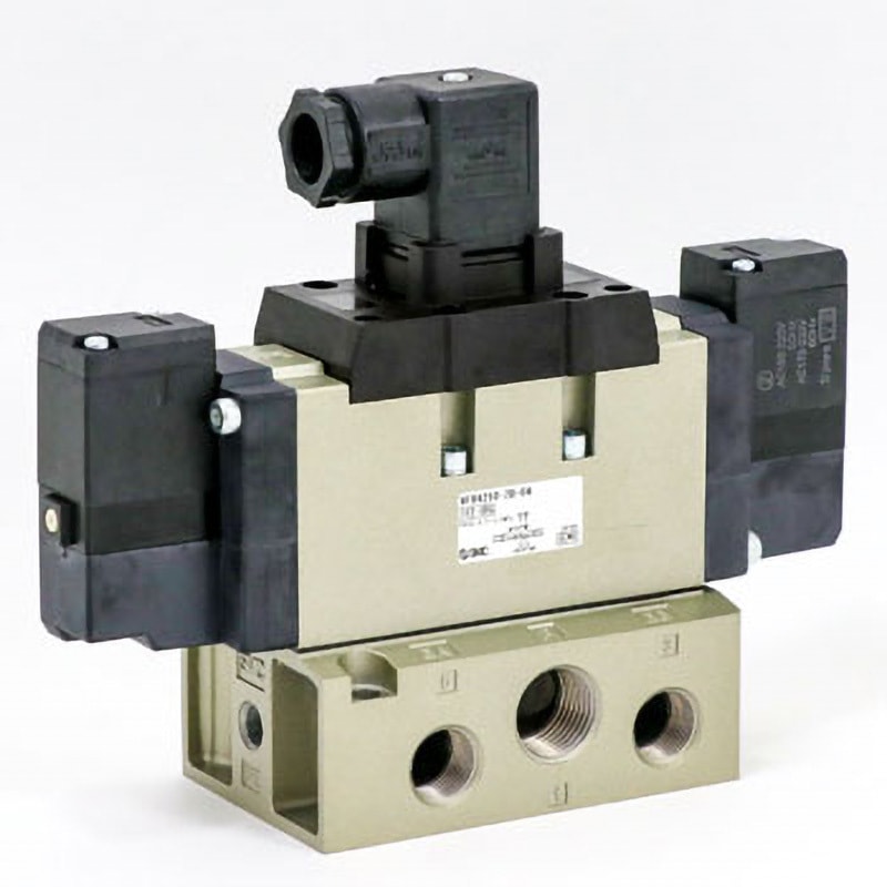 VFR4210-2D-04 5ポートソレノイドバルブVFR4000シリーズ SMC 空気用 2位置ダブル DIN形ターミナル 管接続口径Rc1/2  VFR4210-2D-04 14,985円