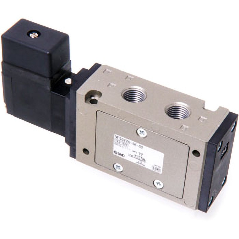 VFS3120-5E-02 メタルシール：直接配管形/5ポートパイロット形 VFS3000 Series SMC 2位置シングル グロメットターミナル 管接続口径Rc1/4