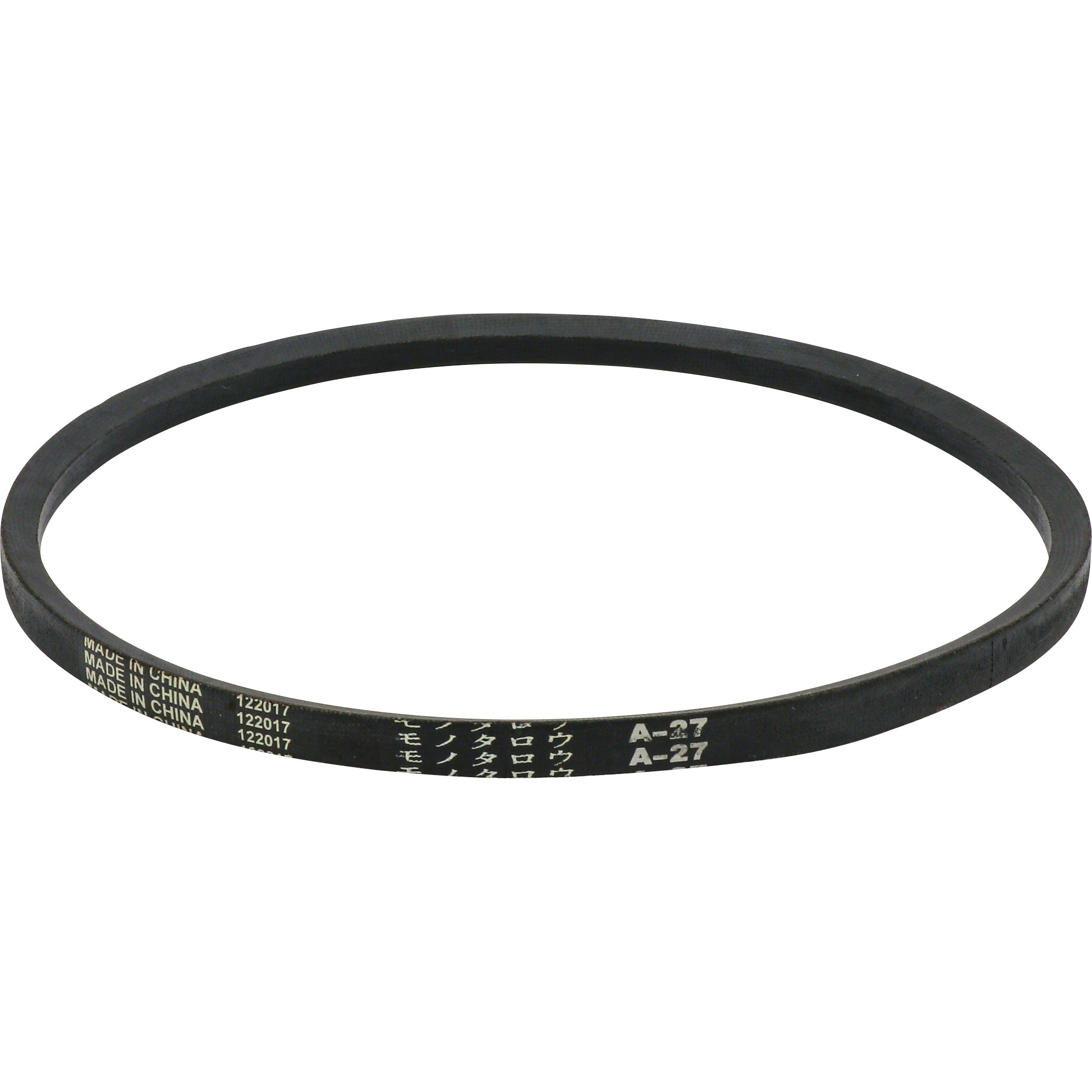 A27 Vベルト A形 スタンダード モノタロウ ベルト上幅 12 5mm 有効ピッチ周長さ 27inch A27 通販モノタロウ 29873506