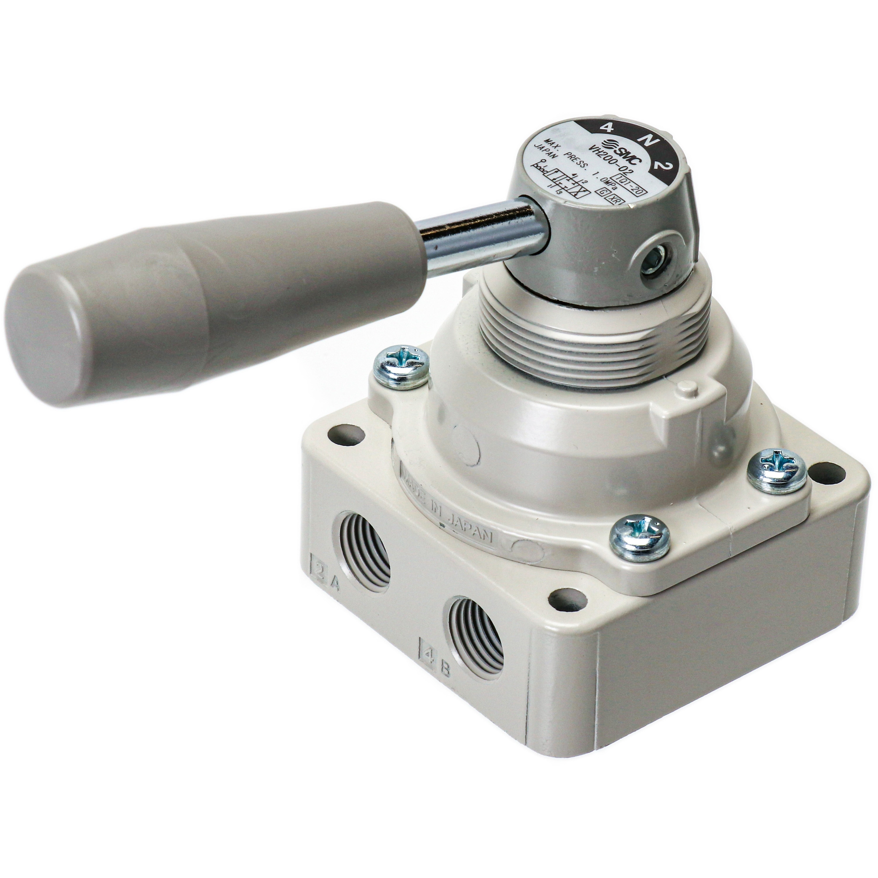 SMC VHS400-02 hand valve 1/4 pt 