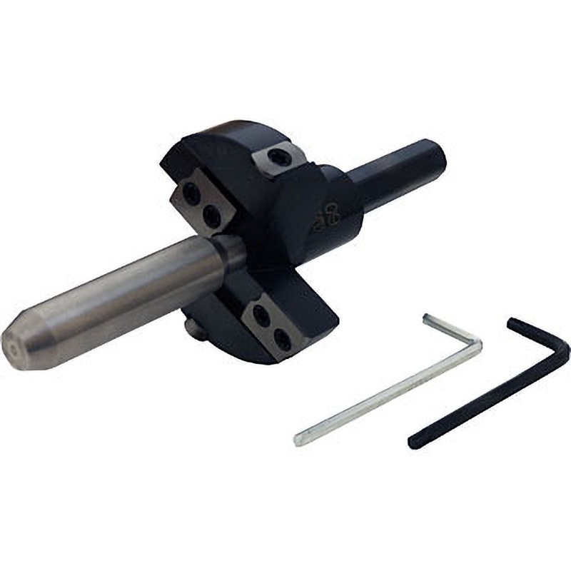 28K-1560 超硬替刃式座掘錐(ドリルなし) スターエム 六角レンチ/ 専用レンチ 外径60mmシャンク径六角軸12mm  28K-1560